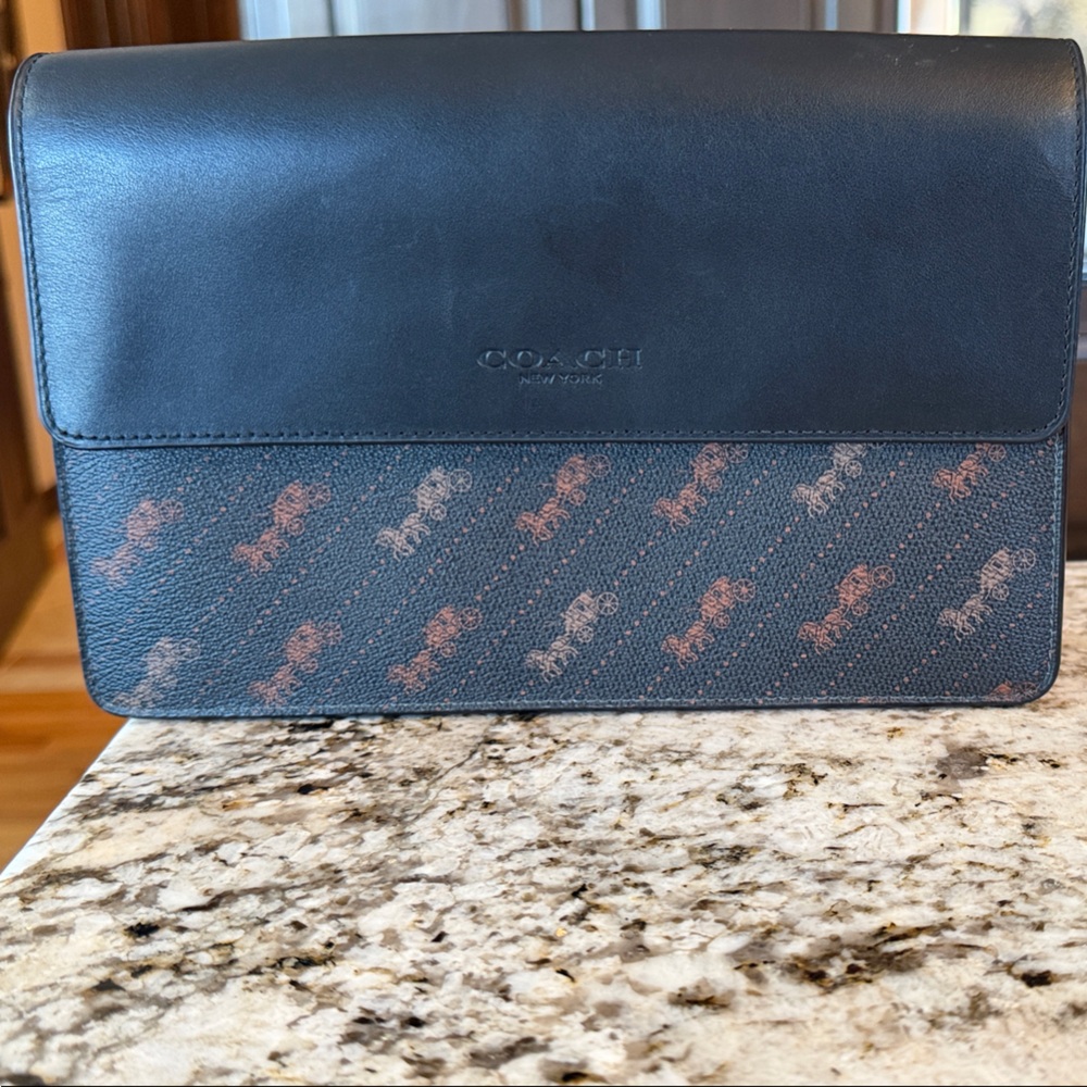 Coach Black and Brown Crossbody